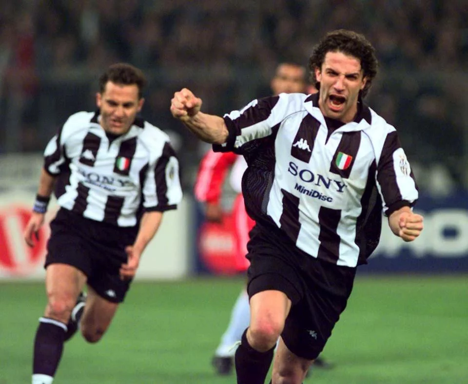 post card Del Piero Real Madrid 1996.webp
